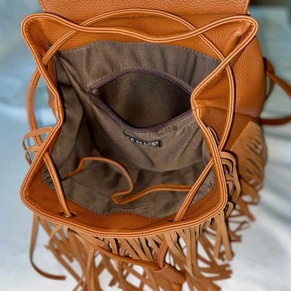 VENUS Leopard Backpack Tassels Purse Animal Print - Picture 14 of 17